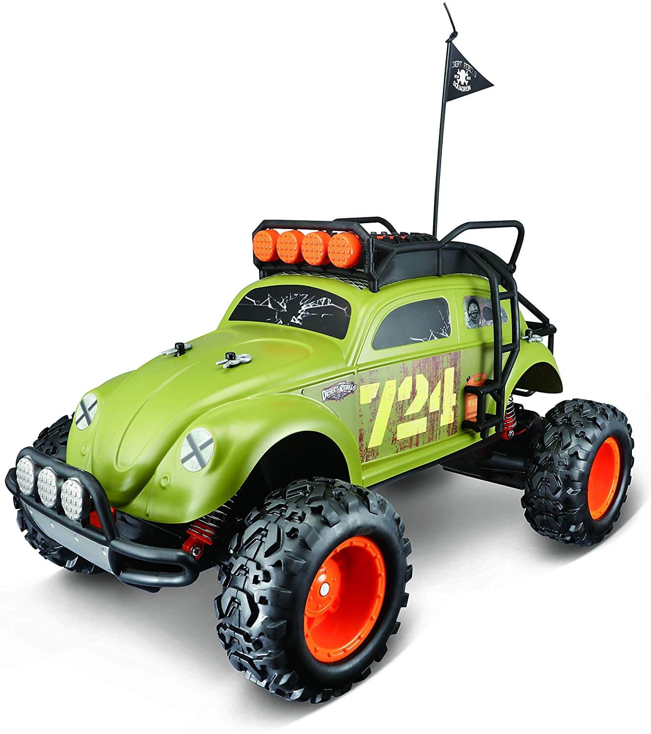 VOLKSWAGEN FUSCA 1951 DESERT REBELS ESCALA 1 10 OFF ROAD SERIES RADIO 